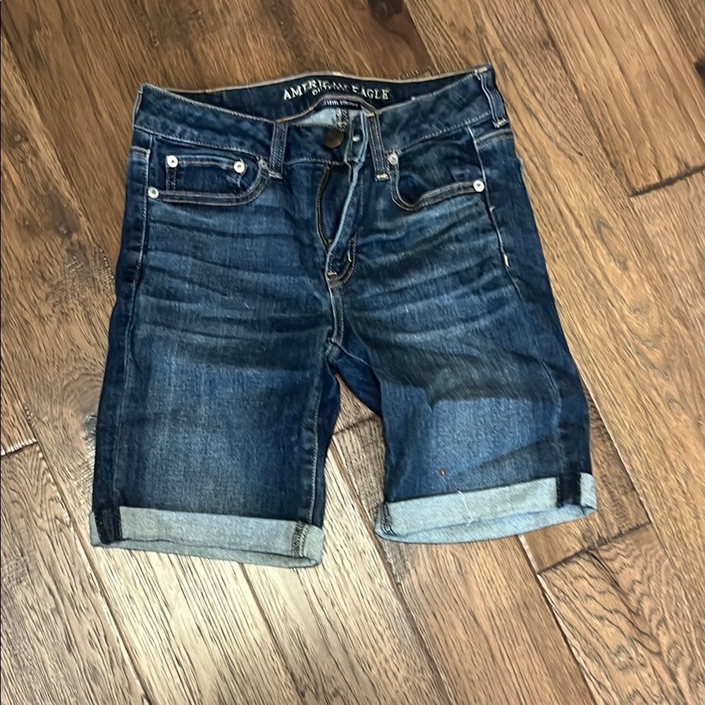 Women’s American Eagle Outfitters Skinny Bermuda Shorts Next Level Stretch X 8